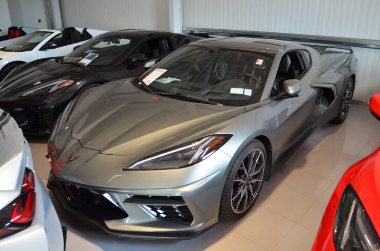 V12334C 2023 Corvette Stingray Z51 Coupe Hypersonic Gray Metallic